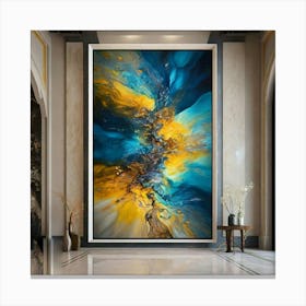 Abstract Painting Canvas Print