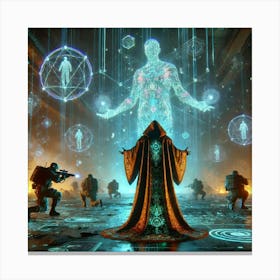 Sci Fi Psy Ops Mind Distorter 1024x1024 Canvas Print