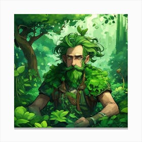 Artistic Greenary Epic Canvas Print