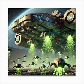 Vxs 5 Venomous Fury Toxic Drones Converted Canvas Print