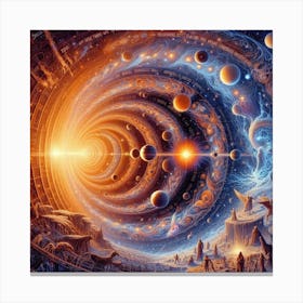 Spiral Galaxy Canvas Print