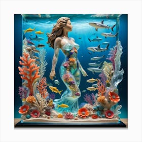 Mermaid Canvas Print