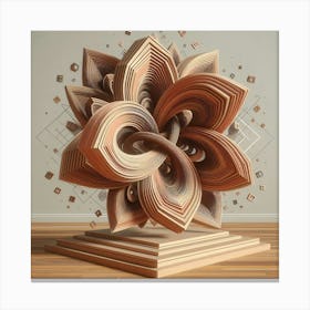 Ornate wood carving 9 Canvas Print