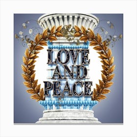 Love And Peace Canvas Print
