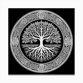 Celtic Tree Of Life Canvas Print