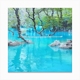 Blue Lagoon 1 Canvas Print