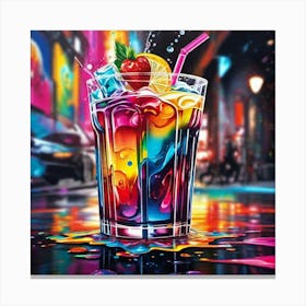 Colorful Drink 6 Canvas Print