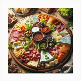 Cheese Platter 1 Canvas Print