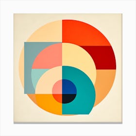 Abstract Geometric Painting Canvas Print