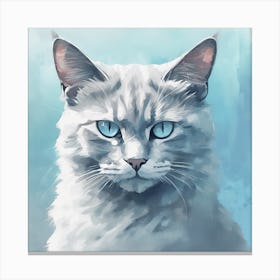 Portrait Of A Cat 5 Canvas Print