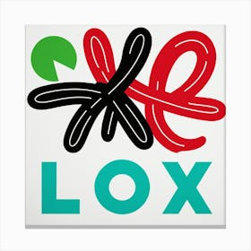 Lox Logo Canvas Print