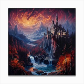 Harry Potter Castle Canvas Print