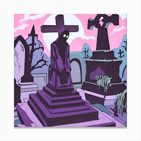 Graveyard 17 Canvas Print