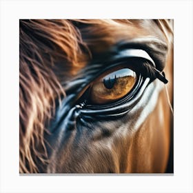 Eye Of A Horse 34 Canvas Print