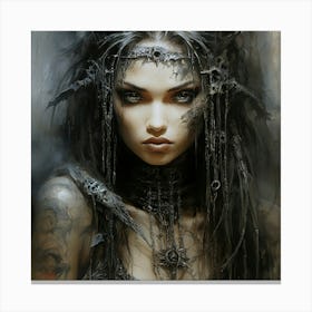 Dark Beauty Canvas Print