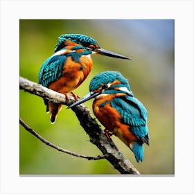 Kingfishers Canvas Print