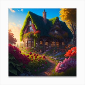 Fairy House 2 Canvas Print