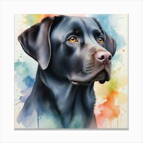 Black Labrador Retriever 1 Canvas Print