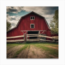 Red Barn 2 Canvas Print