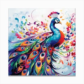 Peacock 3 Canvas Print