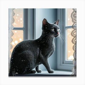 Window Cat 2 Canvas Print