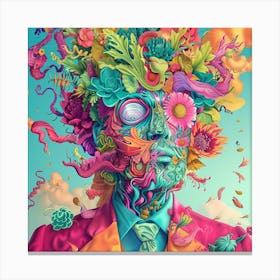 Psychedelic Man 3 Canvas Print