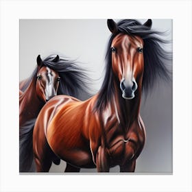 Beautiful Horses Canvas Print