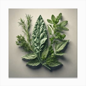 Fresh Herbs 9 Canvas Print