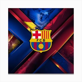 FC Barcelona Logo Wall Art 45 Canvas Print