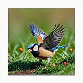 Blue Tit 3 Canvas Print