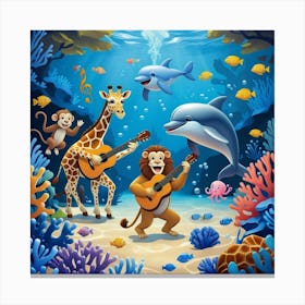 Under The Sea Canvas Print