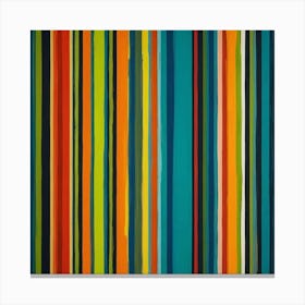 Colorful Stripes Canvas Print