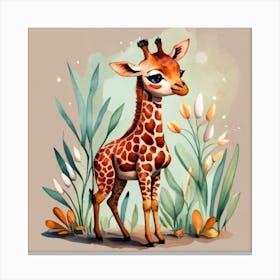 Giraffe Canvas Print