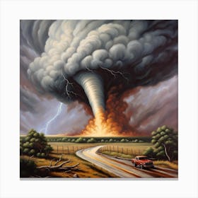 1999 F5 Bridge Creek, OK Tornado Canvas Print