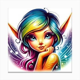 Elven Girl 1 Canvas Print