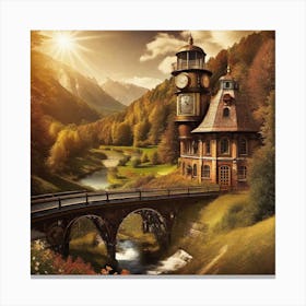 Clock Tower 1 Canvas Print