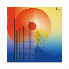 90 degrees Canvas Print