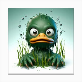 Duck Creature from the Black lagoon 5 Canvas Print