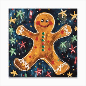 Gingerbread Man 4 Canvas Print