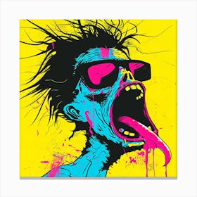 Oneeline42 Minimalist Crazy Cartoon Zombie Wearing Sunglasses 6de2e2b2 31d3 4d89 8b5c Ca9e444de3ab 2 ١٠٥٧٥٥ Canvas Print