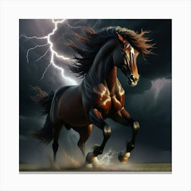 Lightning Horse 23 Canvas Print