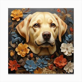 Labrador Retriever dog 2 Canvas Print