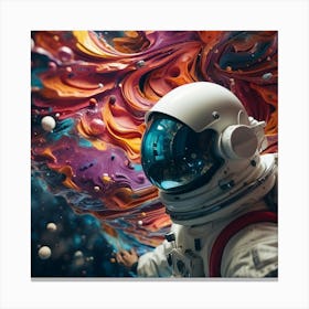 Abstract Space Concept Art Canvas Print