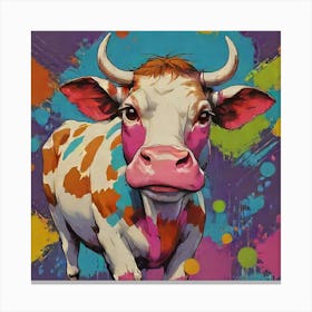 Cow Painting Canvas Print