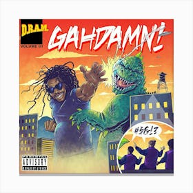 Shelley Fka Dram Gahdamn! Big (Copy) Canvas Print