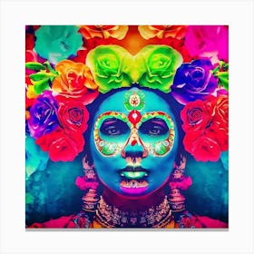 Frida's Radiance Canvas Print