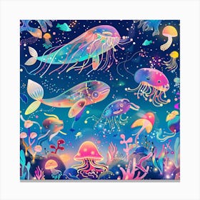 Under The Sea 4 Canvas Print