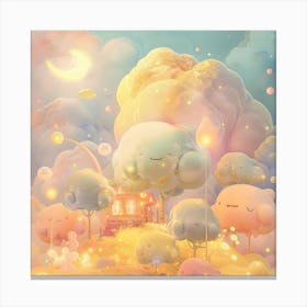 Kawaii Art Canvas Print