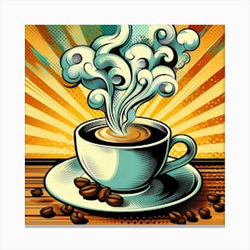 Pop Coffee Canvas Print