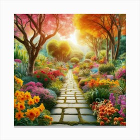 Garden Path 17 Canvas Print